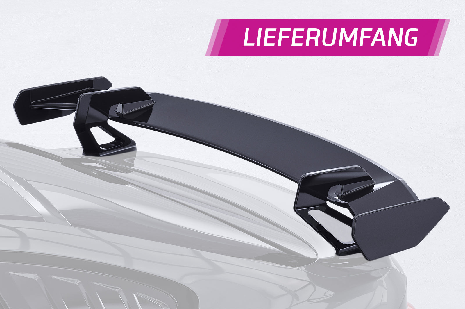 Schwanenhals Heckflügel mit ABE für BMW 4er F36 Gran Coupe SHF027-D01-F002-C