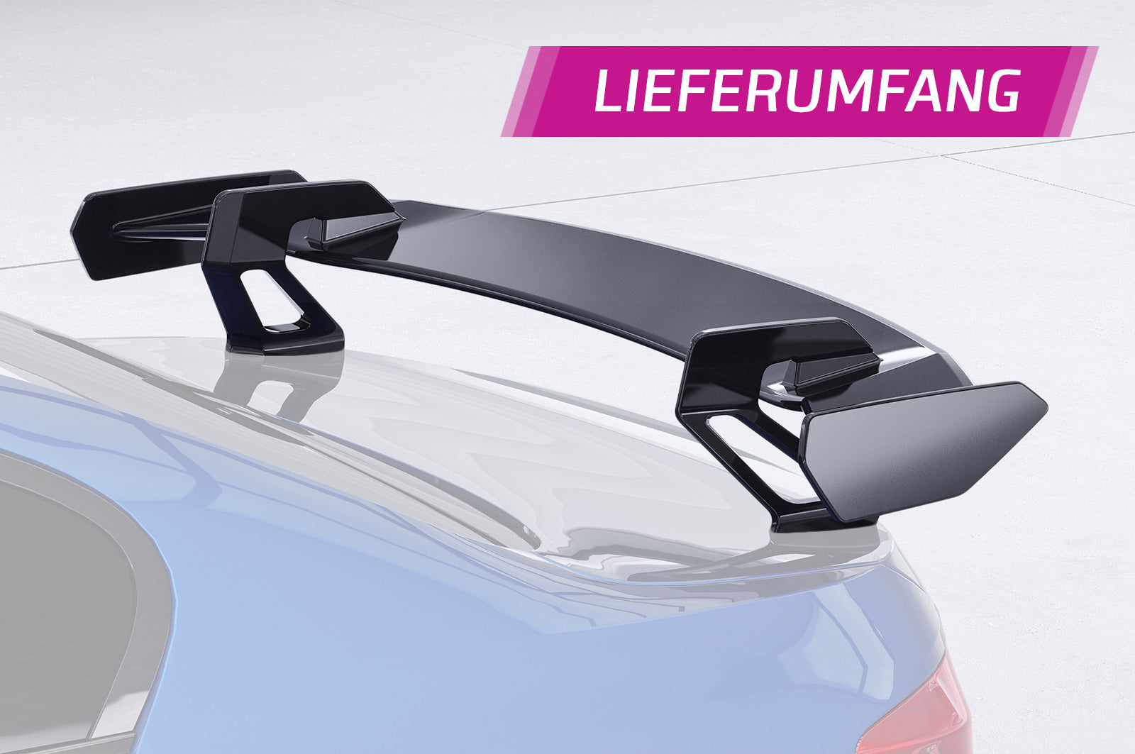 Schwanenhals Heckflügel mit ABE für BMW 5er / M5 F10 Limousine SHF042-D01-F002-C