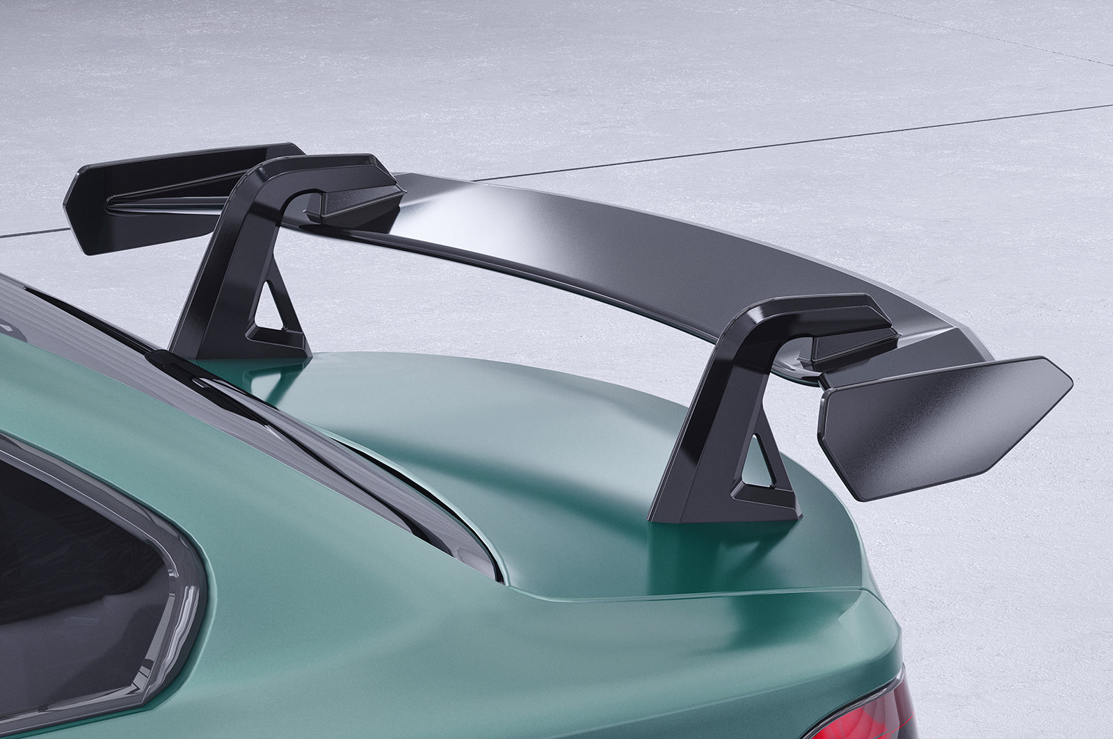 Schwanenhals Heckflügel mit ABE für BMW 1er / M1 E82 Coupe SHF043-D02-F002-F-L