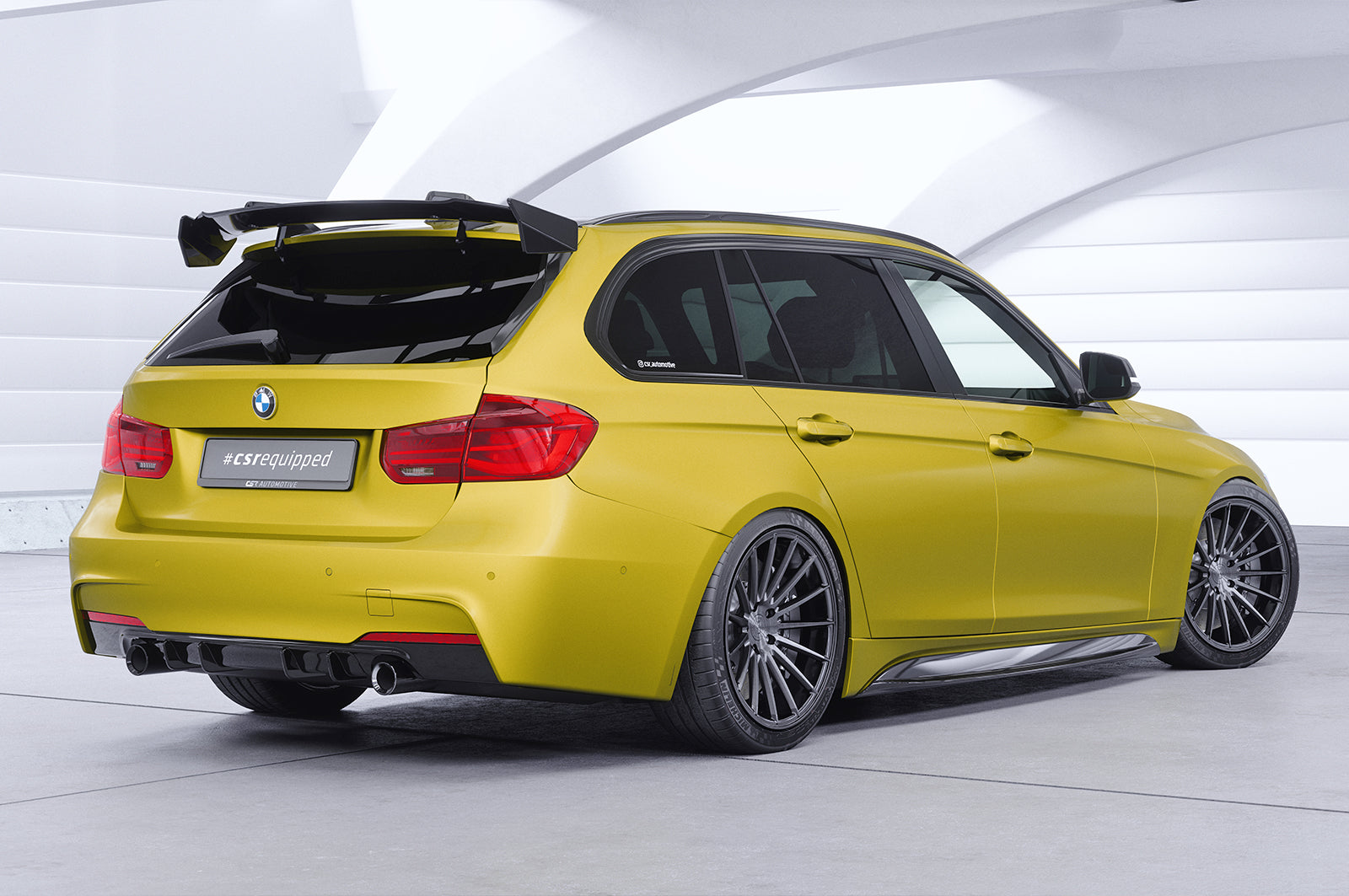 Schwanenhals Heckflügel mit ABE für BMW 3er F31 Touring SHF049-F004-F-L