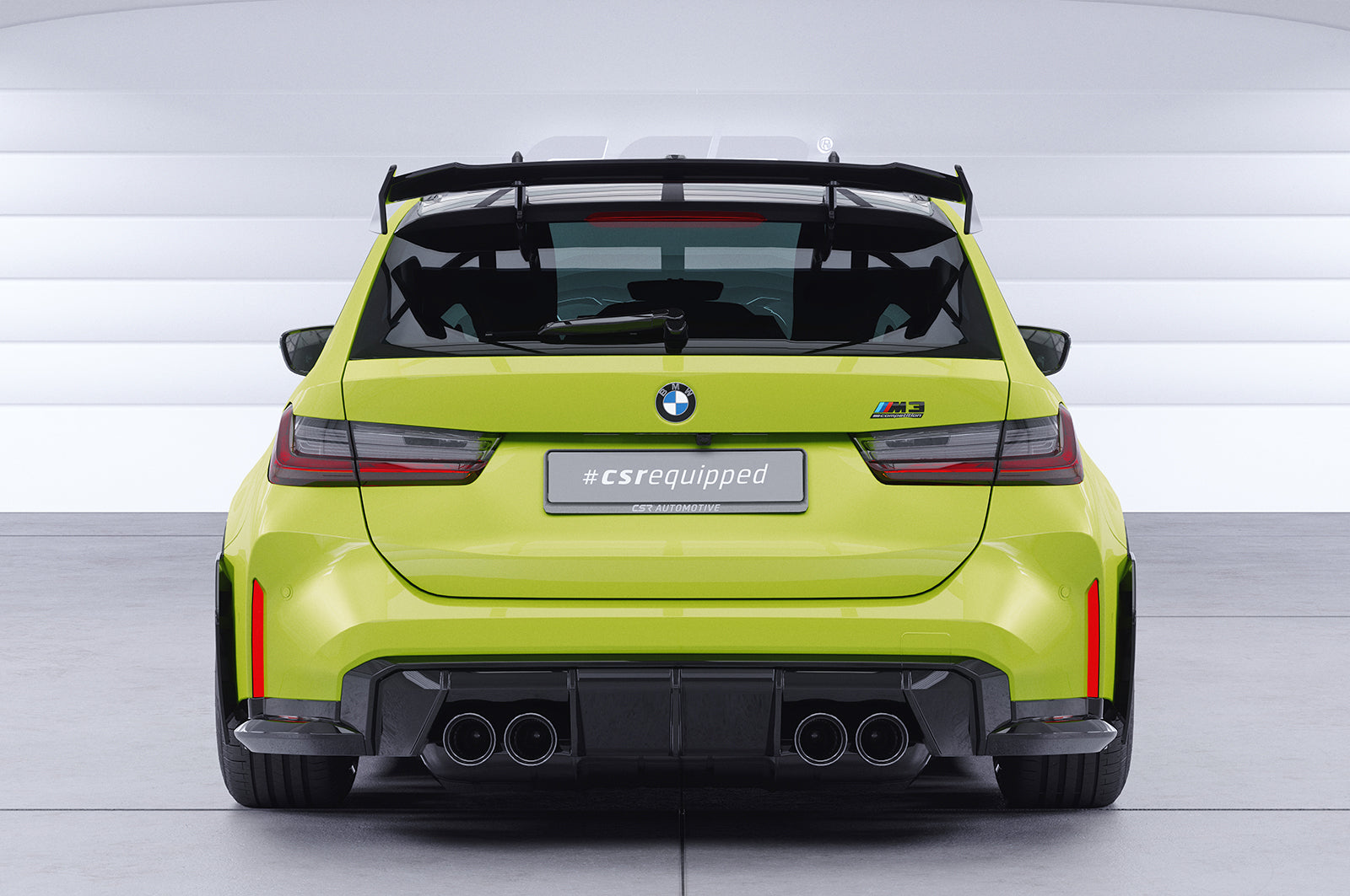 Schwanenhals Heckflügel mit ABE für BMW 3er G21/ M3 G81 Touring SHF053-F004-F-L