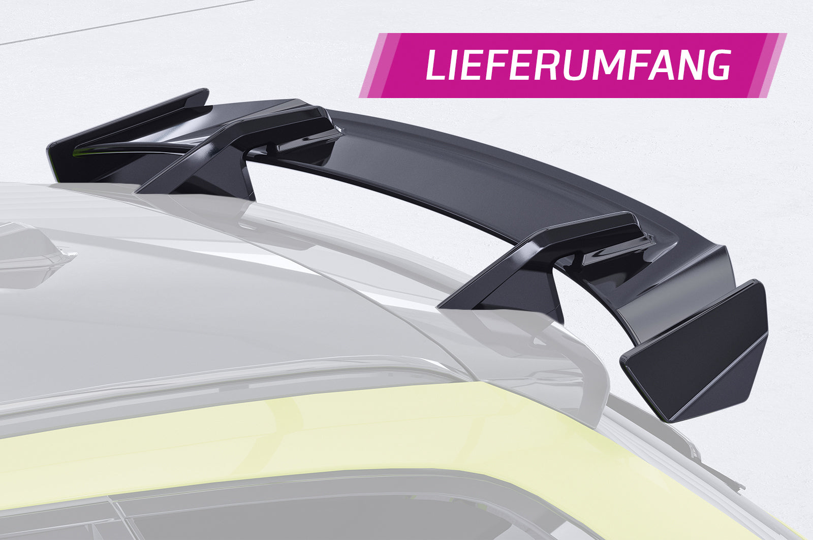 Schwanenhals Heckflügel mit ABE für BMW 3er G21/ M3 G81 Touring SHF053-F004-F-L