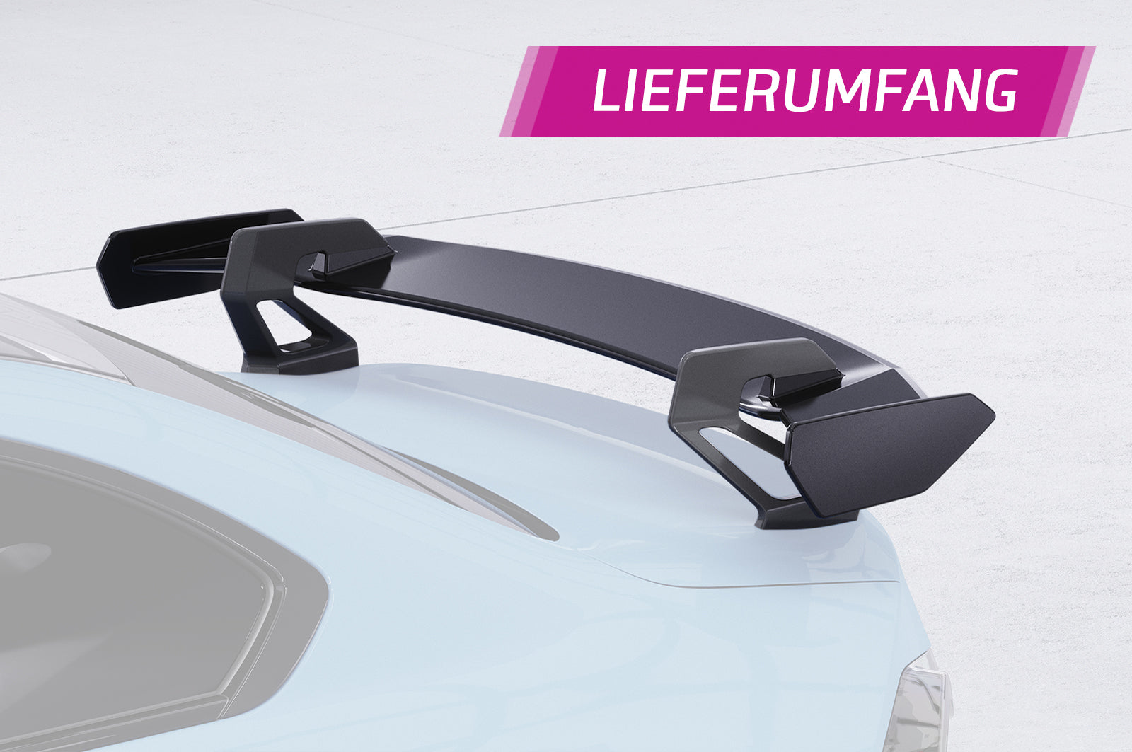 Schwanenhals Heckflügel mit ABE für BMW 2er G42 / M2 G87 Coupe SHF056-D01-F002-C