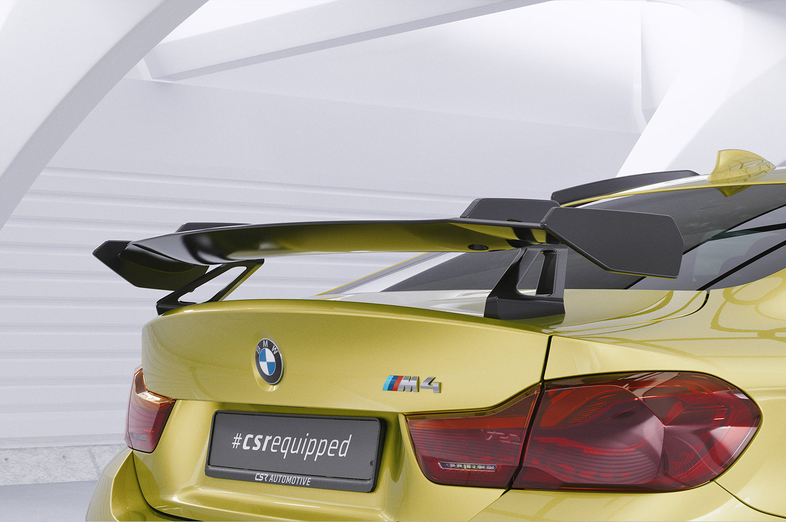 Schwanenhals Heckflügel mit ABE für BMW M4 F82 Coupe SHF059-D01-F002-F-L