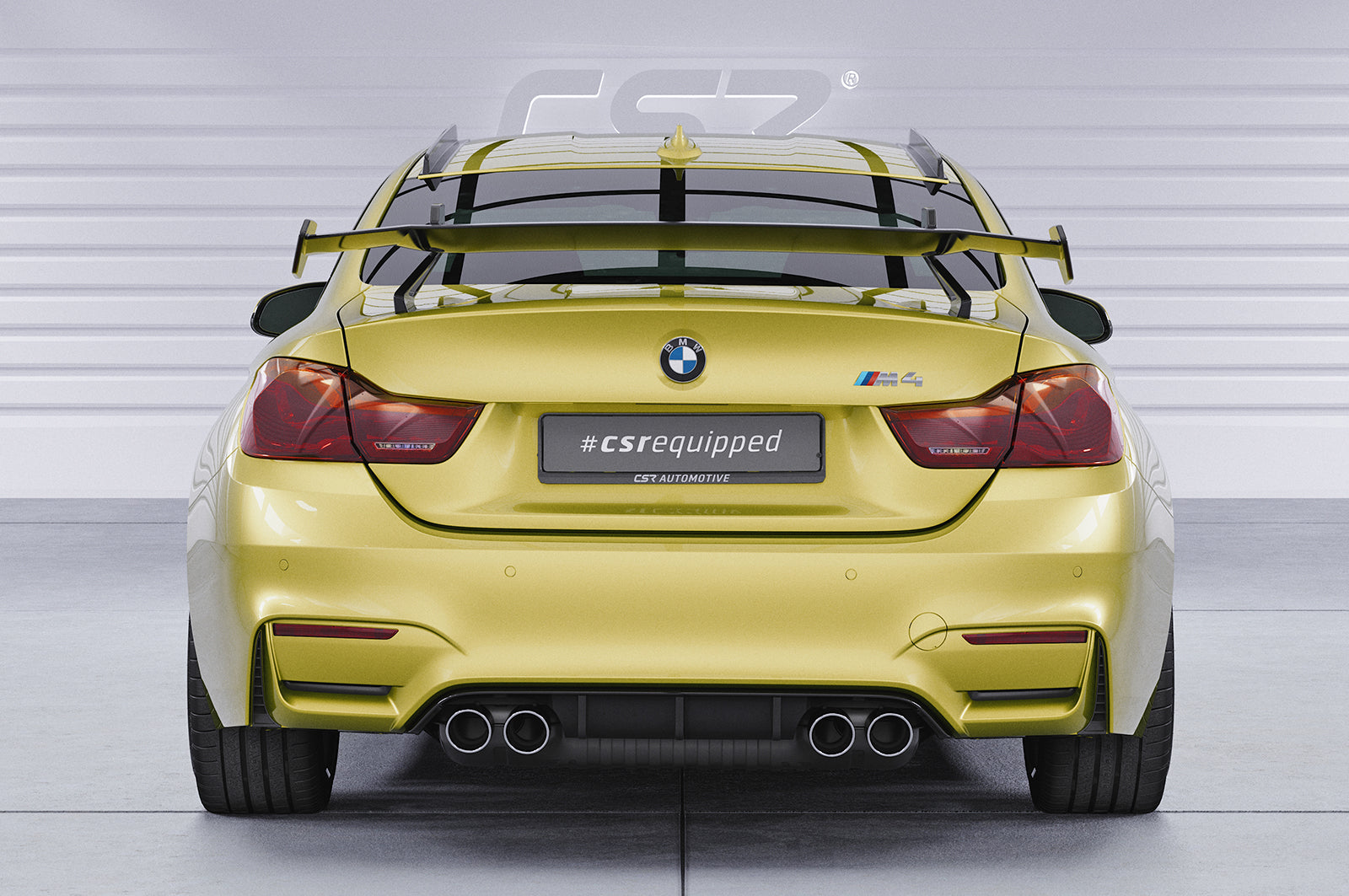 Schwanenhals Heckflügel mit ABE für BMW M4 F82 Coupe SHF059-D01-F002-C