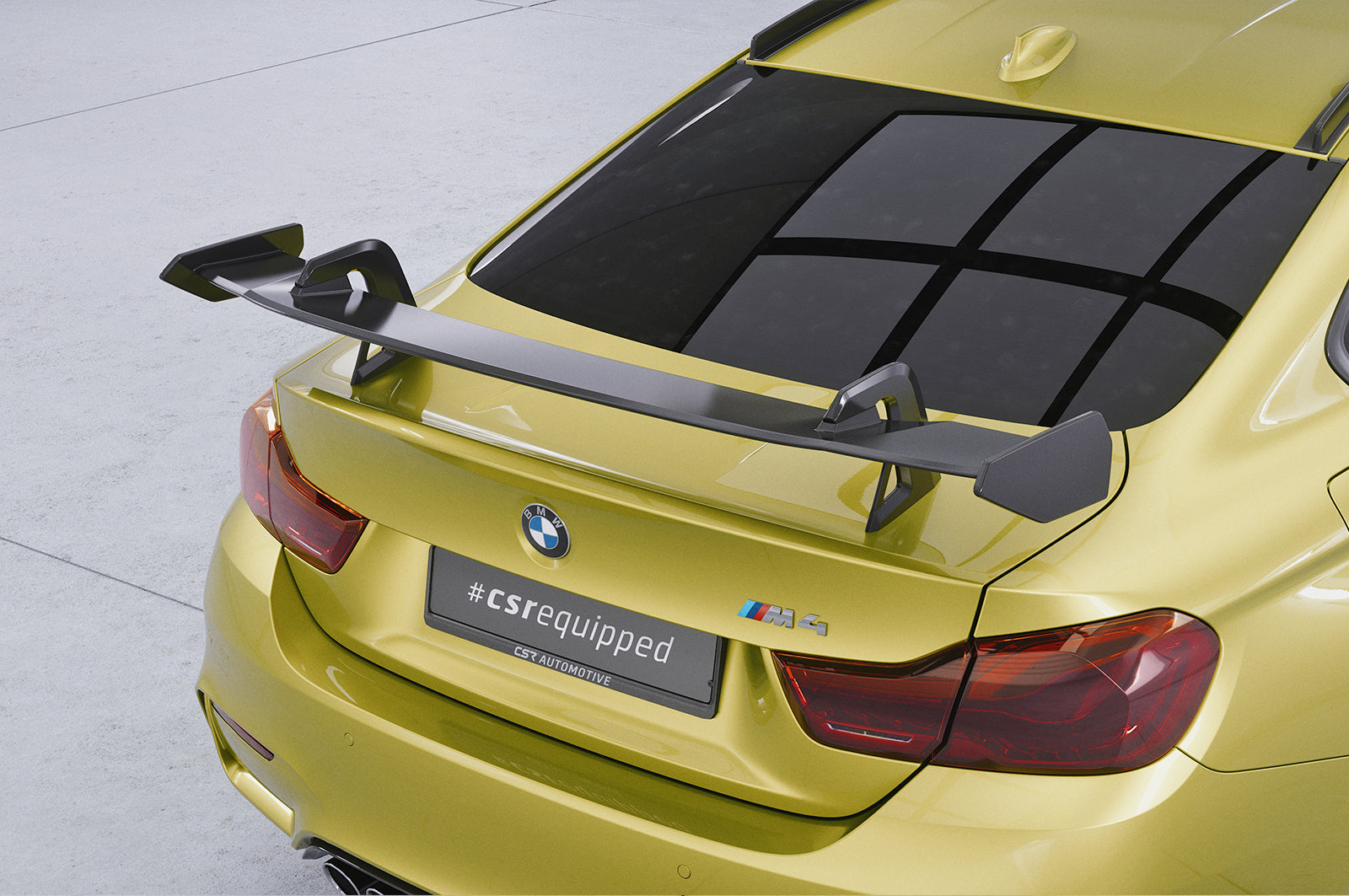 Schwanenhals Heckflügel mit ABE für BMW M4 F82 Coupe SHF059-D02-F002-C