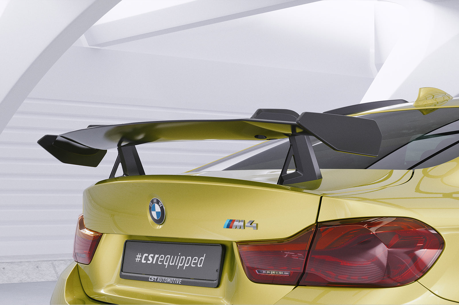 Schwanenhals Heckflügel mit ABE für BMW M4 F82 Coupe SHF059-D02-F002-F-L