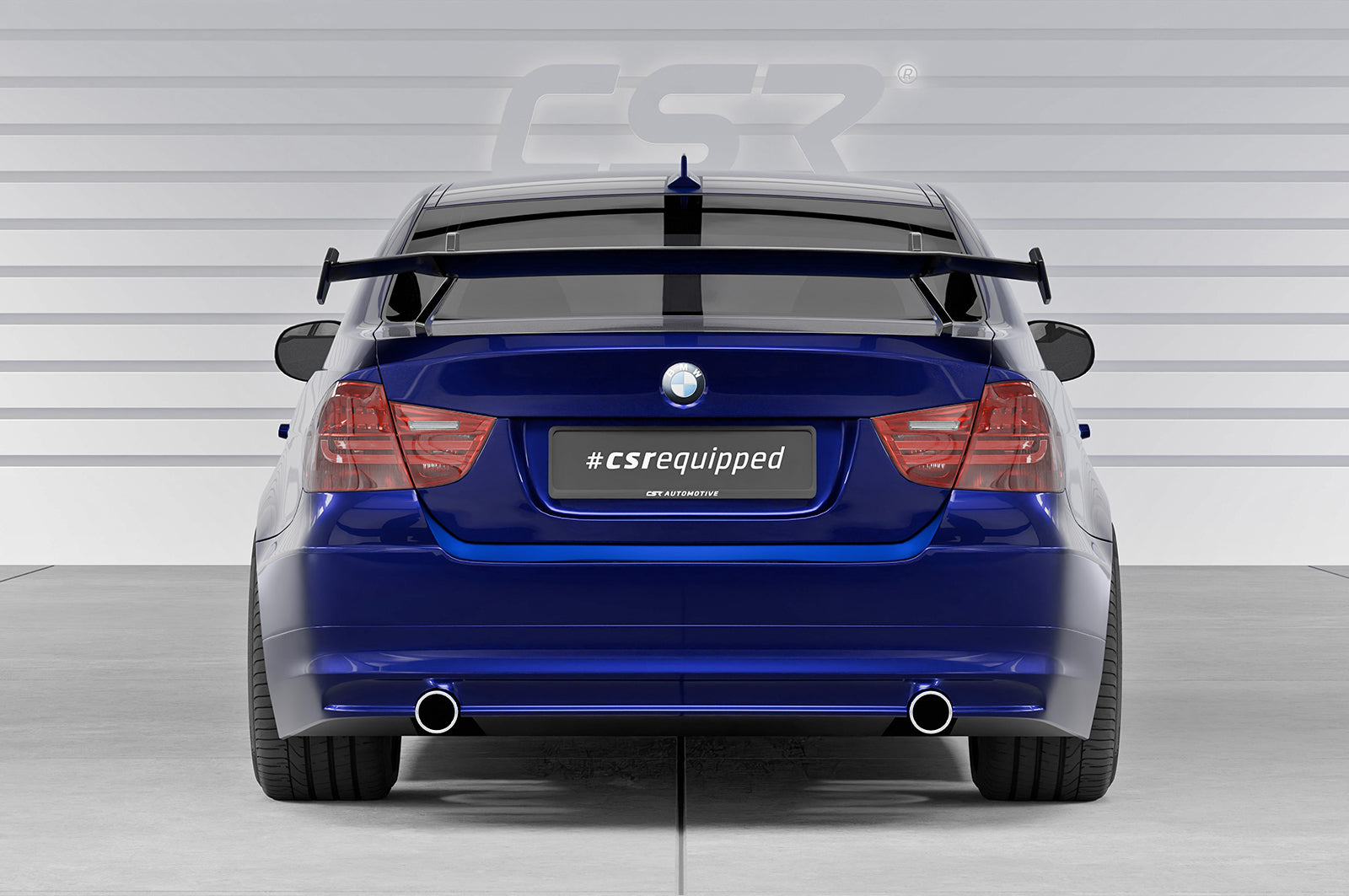 Schwanenhals Heckflügel mit ABE für BMW 3er E90 / M3 E90 Limousine SHF060-D01-F002-F-L