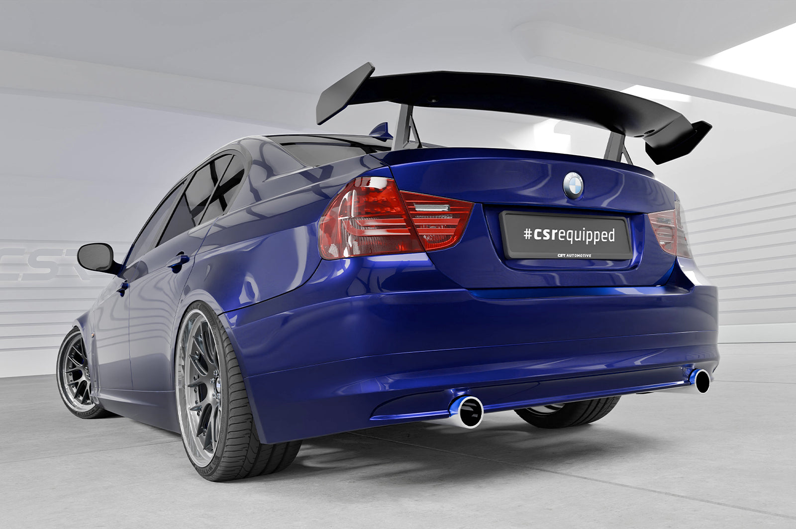 Schwanenhals Heckflügel mit ABE für BMW 3er E90 / M3 E90 Limousine SHF060-D02-F002-F-L
