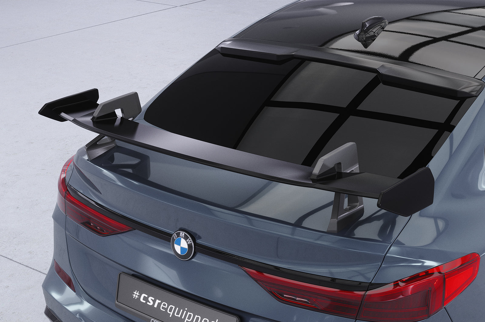 Schwanenhals Heckflügel mit ABE für BMW 2er F44 Gran Coupe SHF071-D01-F002-F-L
