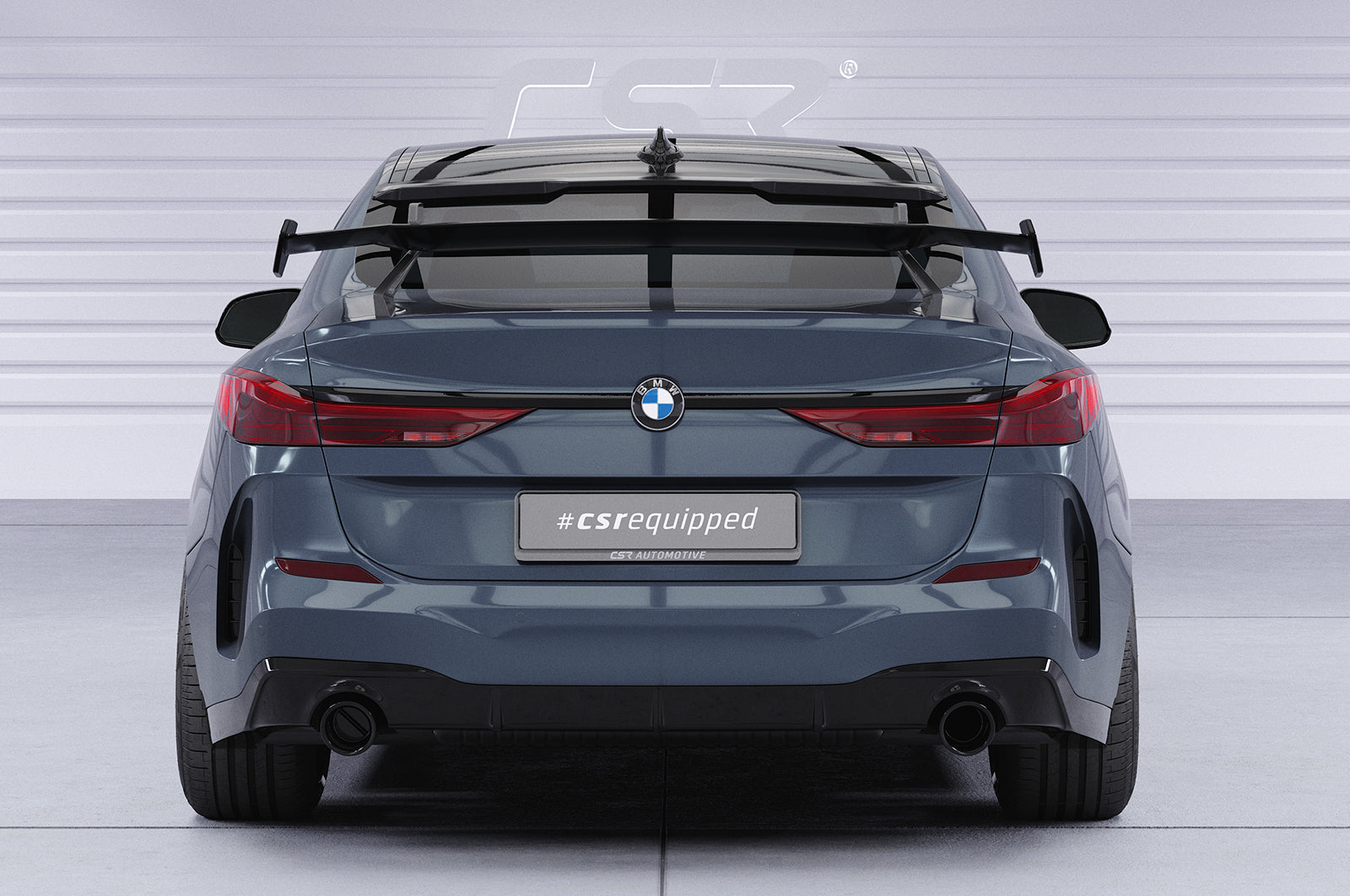 Schwanenhals Heckflügel mit ABE für BMW 2er F44 Gran Coupe SHF071-D01-F002-C