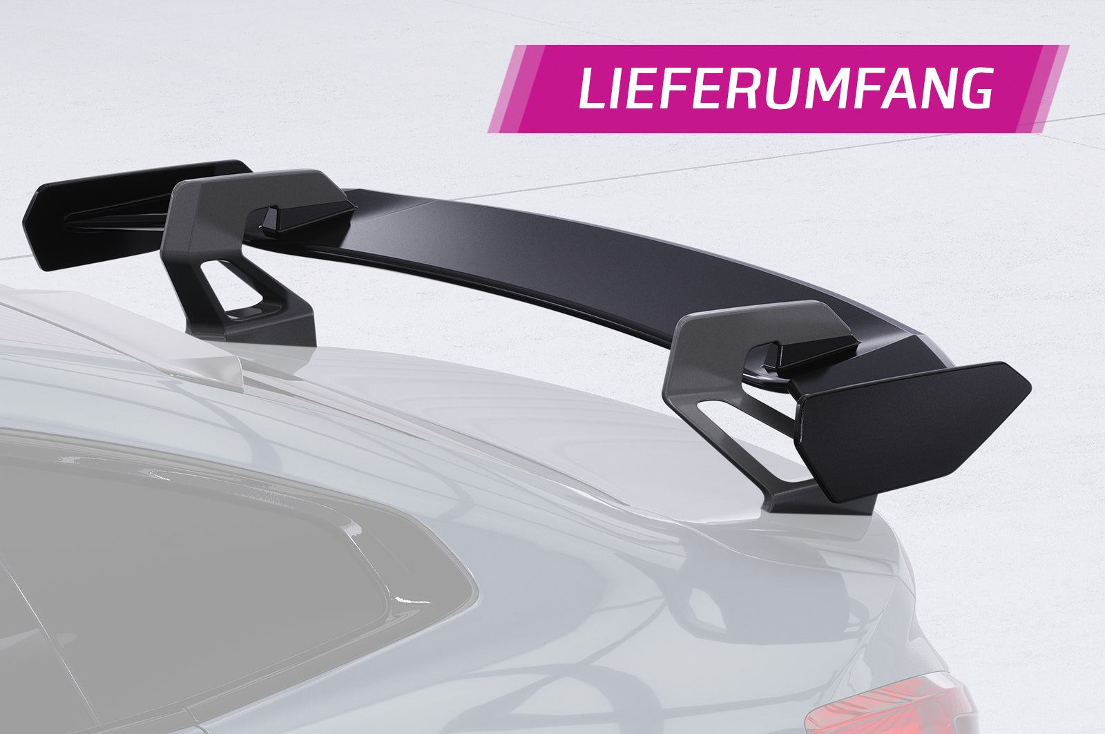 Schwanenhals Heckflügel mit ABE für BMW 2er F44 Gran Coupe SHF071-D01-F002-F-L