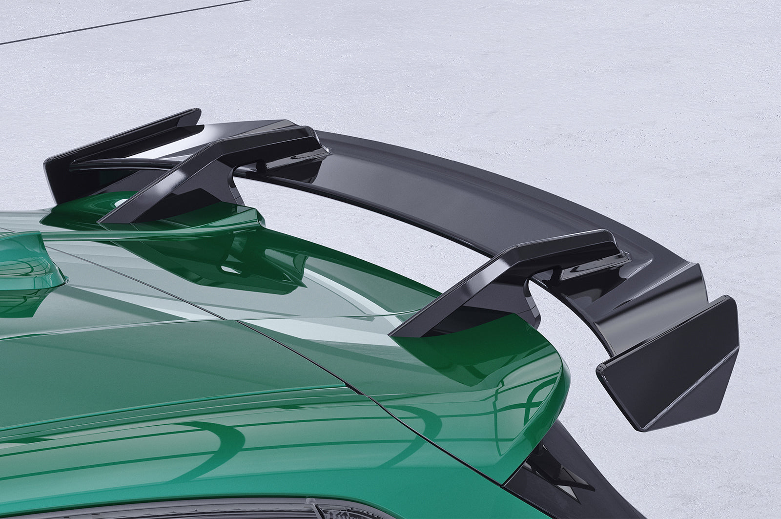 Schwanenhals Heckflügel mit ABE für BMW 1er F40 M135 / M Sportpaket Pro SHF072-F004-F-L