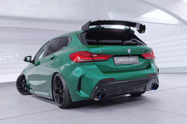 Schwanenhals Heckflügel mit ABE für BMW 1er F40 M135 / M Sportpaket Pro SHF072-F004-F-L