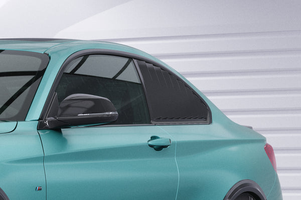 Seitenscheibenblenden mit ABE für BMW 2er F22/F87 Coupe SSB003