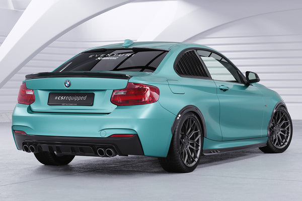 Seitenscheibenblenden mit ABE für BMW 2er F22/F87 Coupe SSB003
