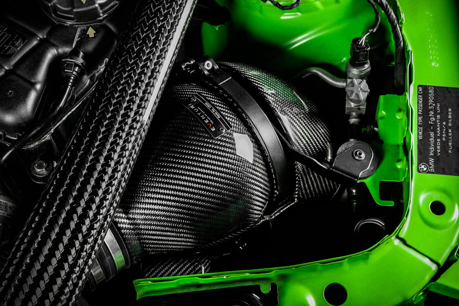 Eventuri Ansaugsystem / Intake Glanz V2 passend für: BMW S55 F80 F82 F83 M3 M4
