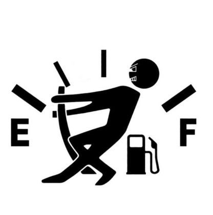 Pull Fuel Tank Sticker