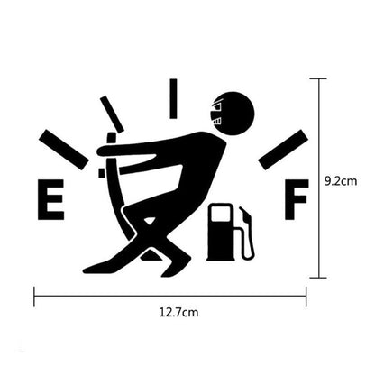Pull Fuel Tank Sticker
