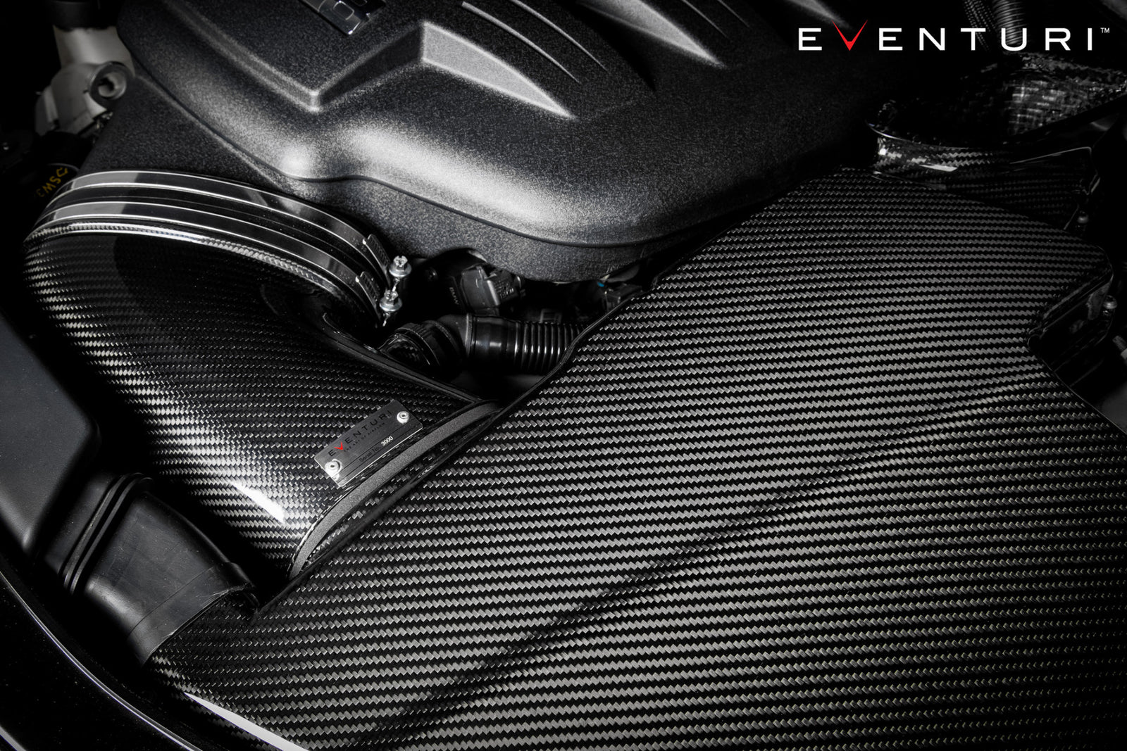Eventuri Luftfilterabdeckung Glanz passend für: BMW E90 E92 E93 M3