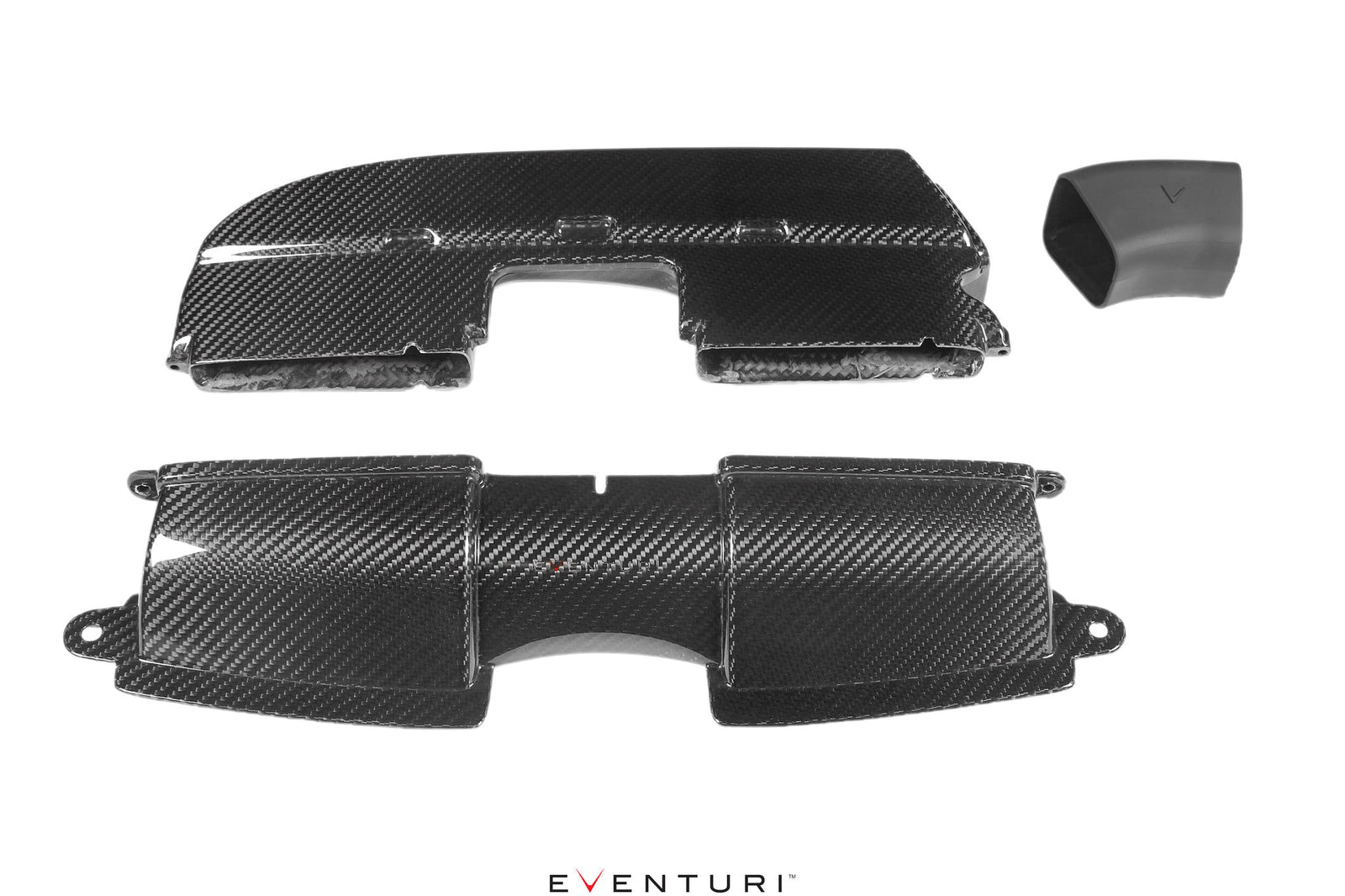 Eventuri Ducts Luftleitung Glanz passend für: BMW E9X M3