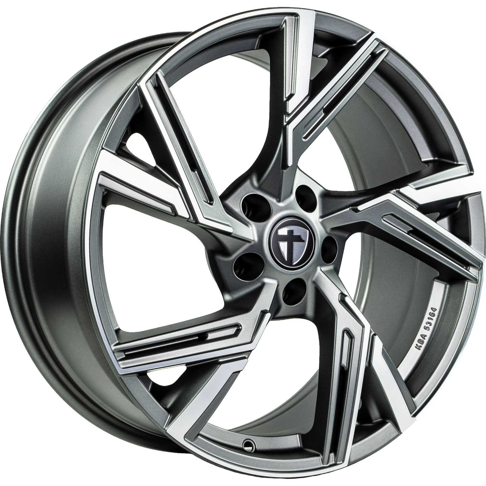 Tomason AR1 anthracite diamond polished