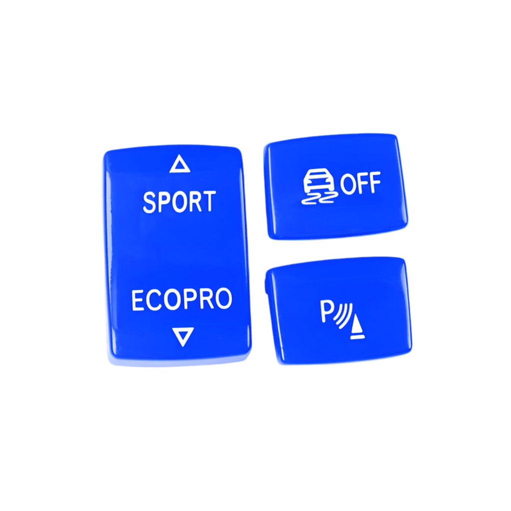 Farbige Fahrmodi-Knöpfe