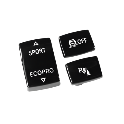 Farbige Fahrmodi-Knöpfe