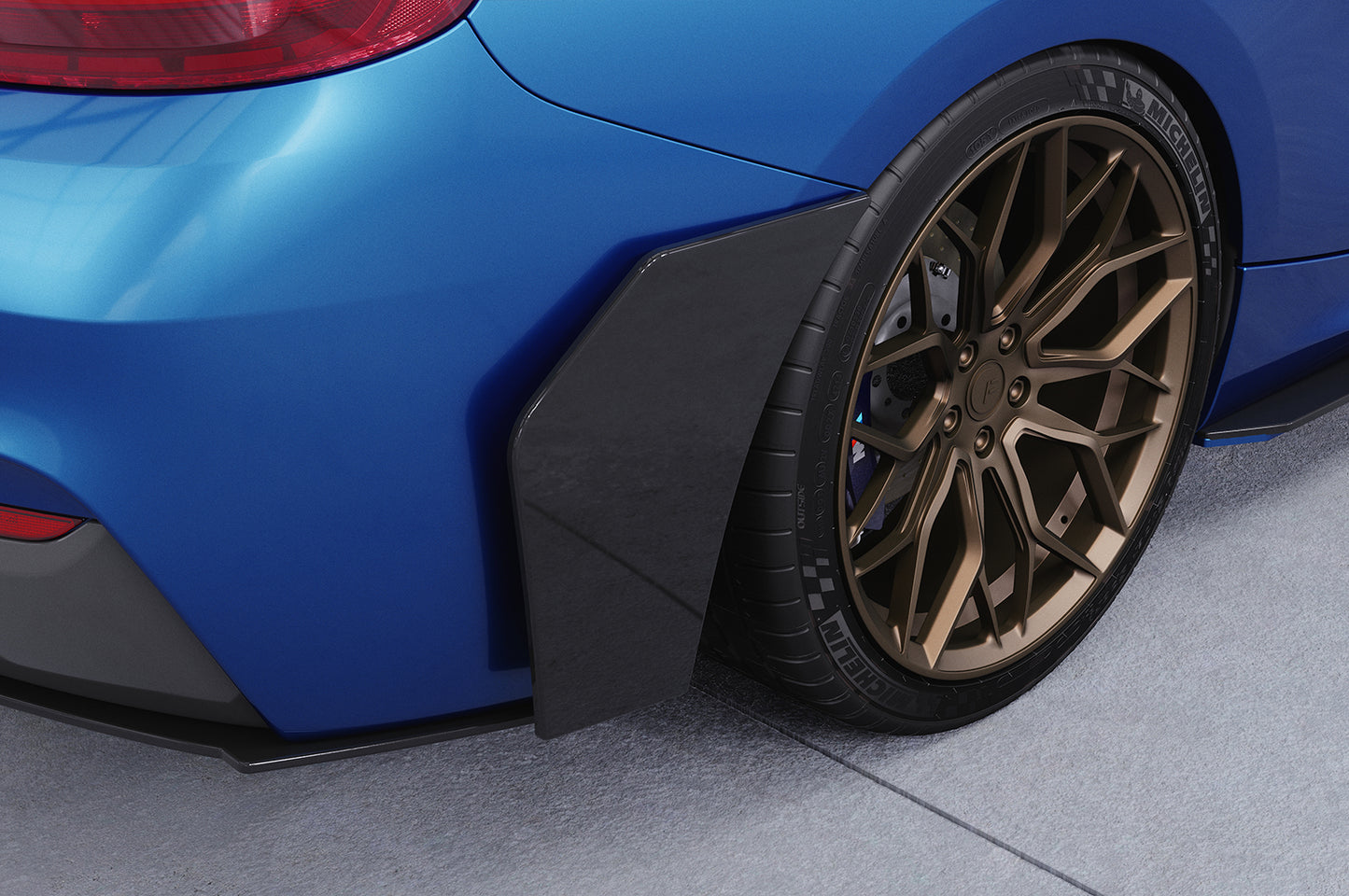 Side Blades / Side Spats mit ABE für BMW 2er F22 / F23 M-Paket BL004