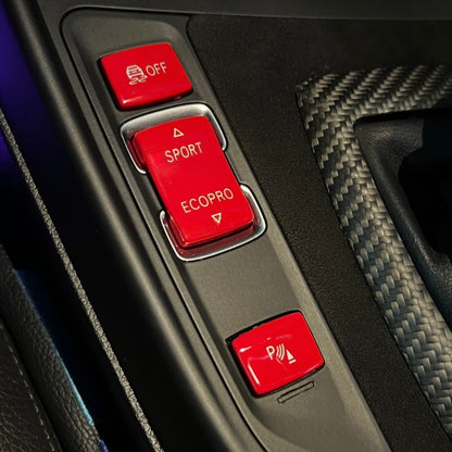 Farbige Fahrmodi-Knöpfe