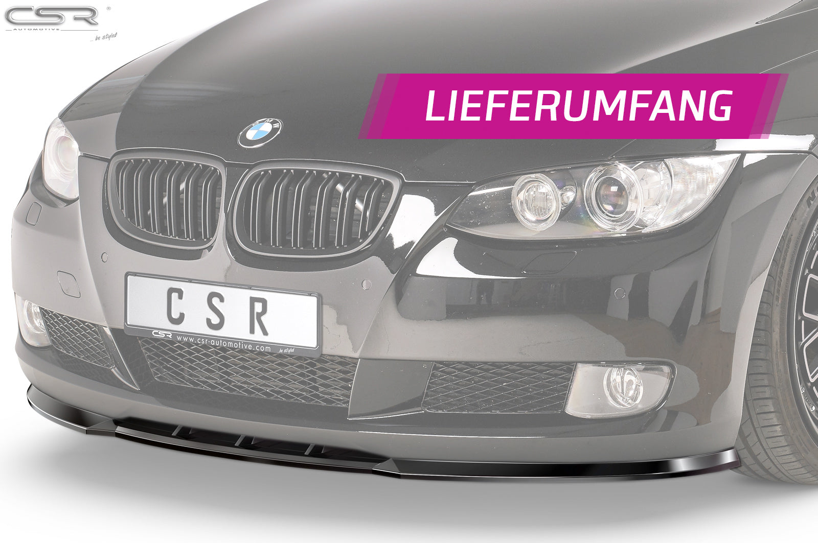 Frontspoiler | Cup-Spoilerlippe mit ABE für BMW 3er E92 / E93 CSL013