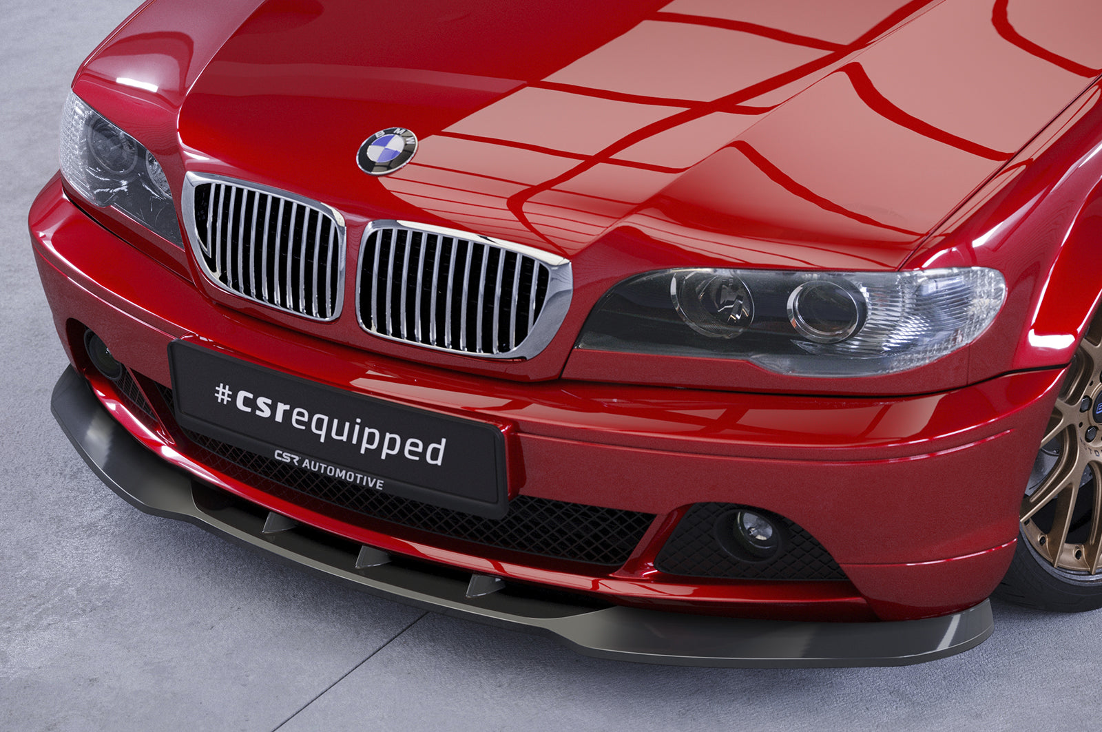 Frontspoiler | Cup-Spoilerlippe mit ABE für BMW 3er E46 Coupe / Cabrio CSL073