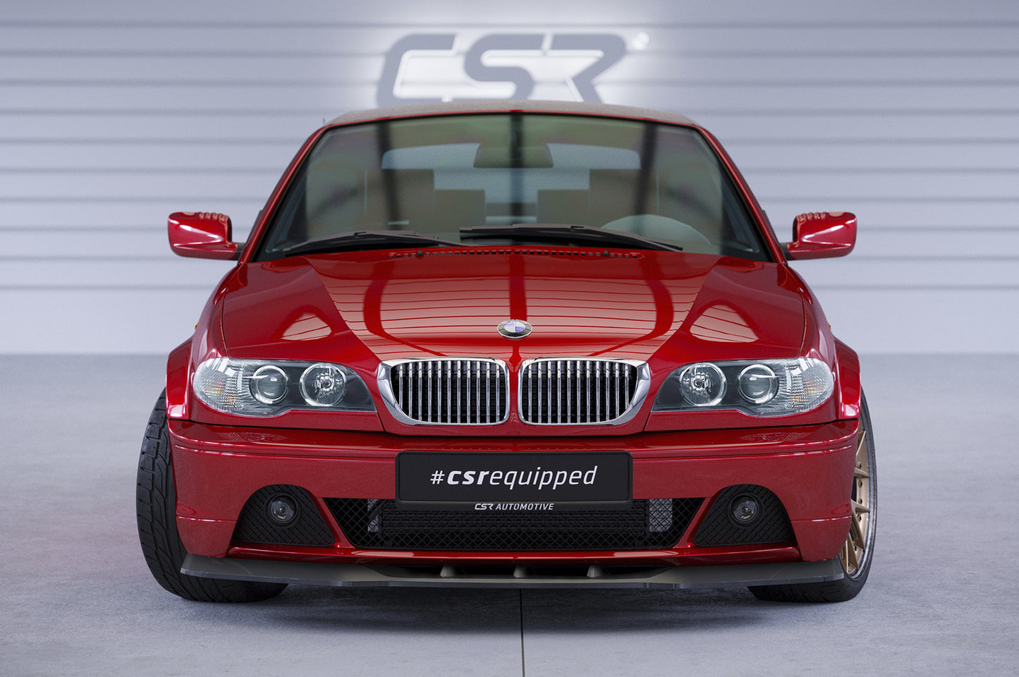 Frontspoiler | Cup-Spoilerlippe mit ABE für BMW 3er E46 Coupe / Cabrio CSL073