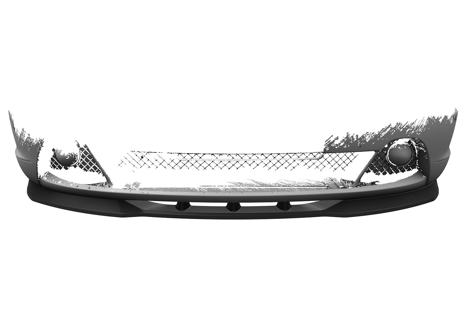 Frontspoiler | Cup-Spoilerlippe mit ABE für BMW 3er E46 Coupe / Cabrio CSL073