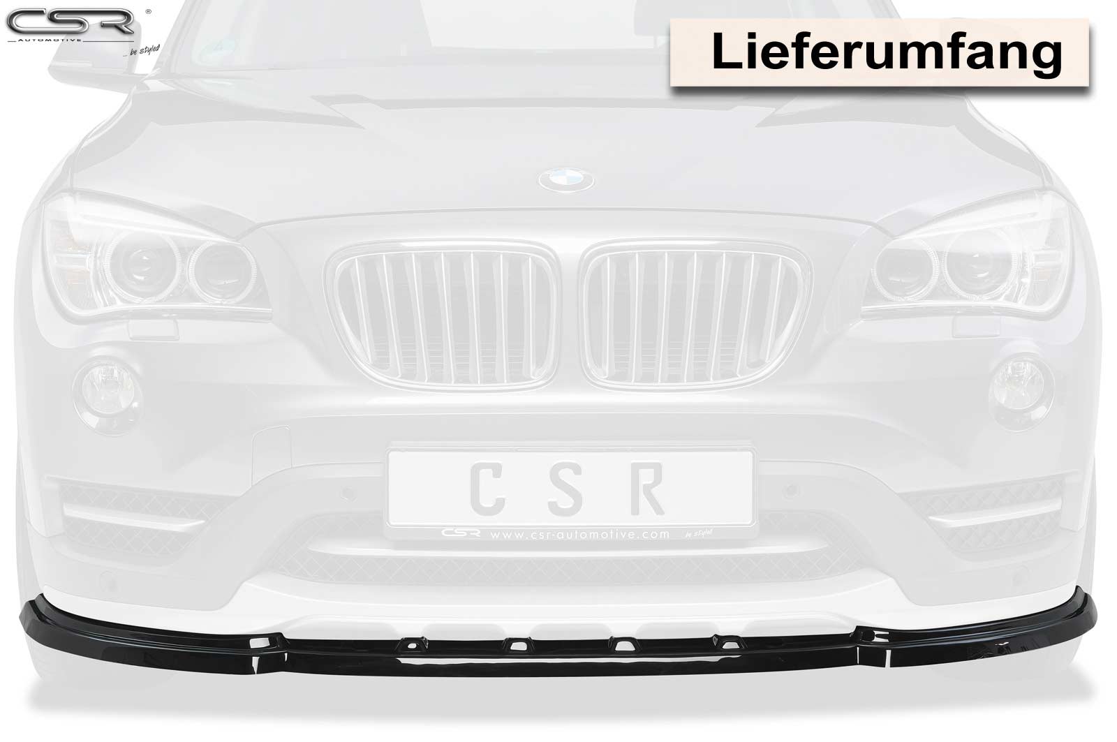 Frontspoiler | Cup-Spoilerlippe mit ABE für BMW X1 E84 CSL197