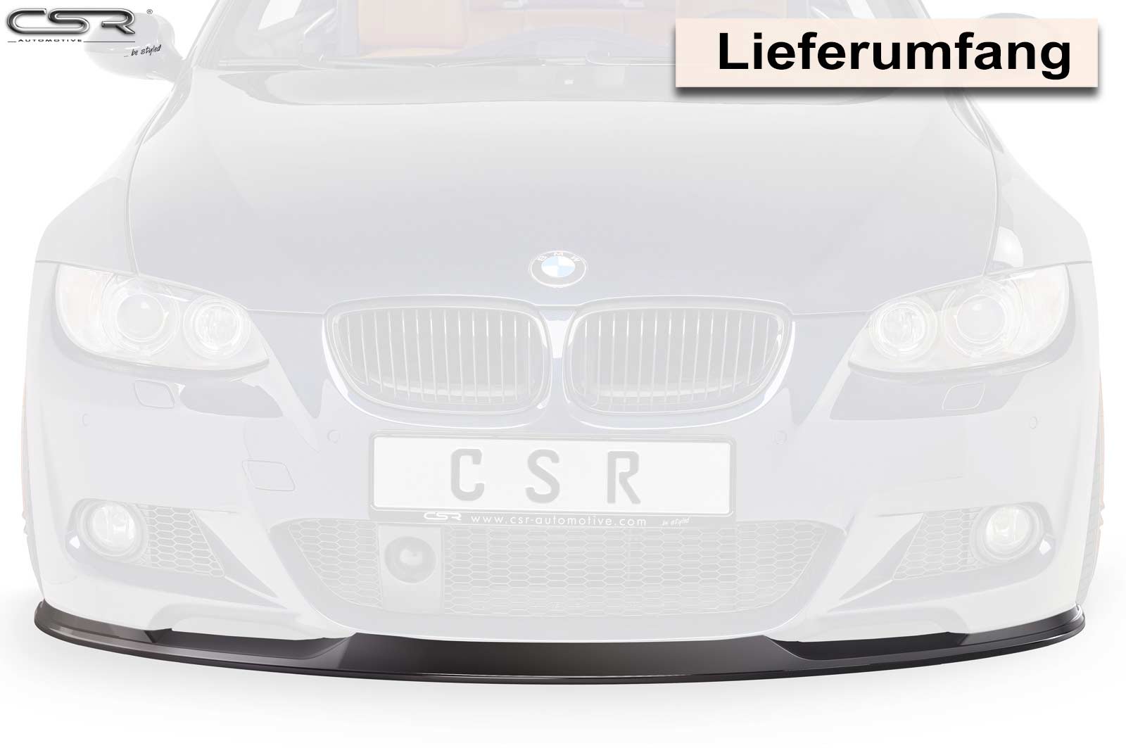 Frontspoiler | Cup-Spoilerlippe mit ABE für BMW 3er E92/E93 M-Paket CSL372