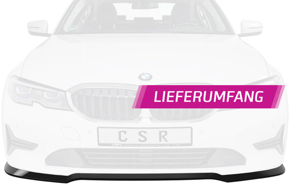 Frontspoiler | Cup-Spoilerlippe mit ABE für BMW 3er G20 Limousine / G21 Touring CSL444
