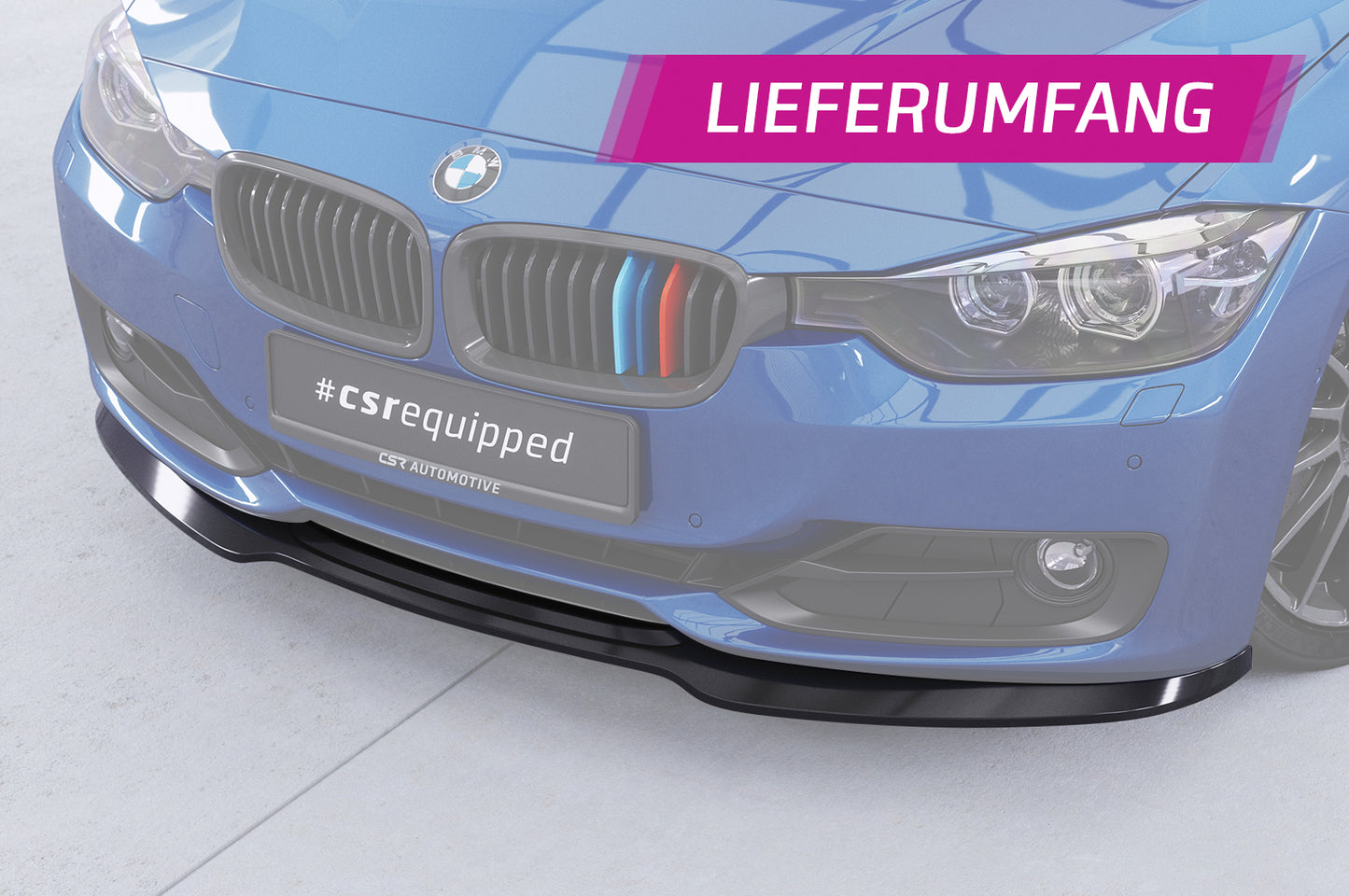 Frontspoiler | Cup-Spoilerlippe mit ABE für BMW 3er (F30 / F31) CSL506