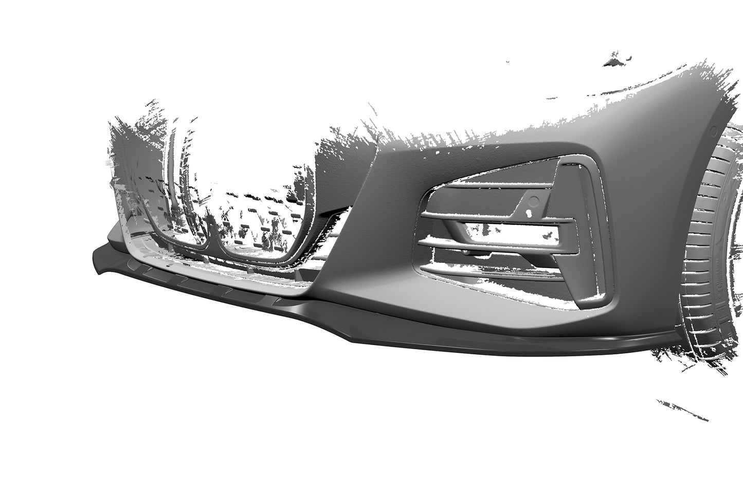 Frontspoiler | Cup-Spoilerlippe mit ABE für BMW 4er (G22/G23) M-Paket und M440 CSL524