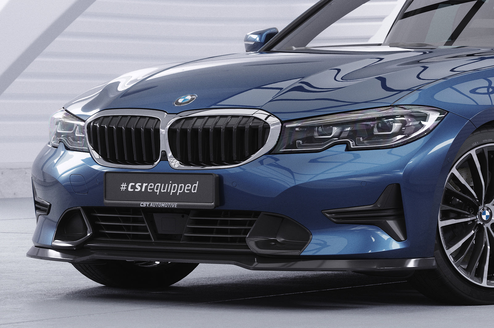 Frontspoiler | Cup-Spoilerlippe mit ABE für BMW 3er (G20/G21) Limousine und Touring CSL534