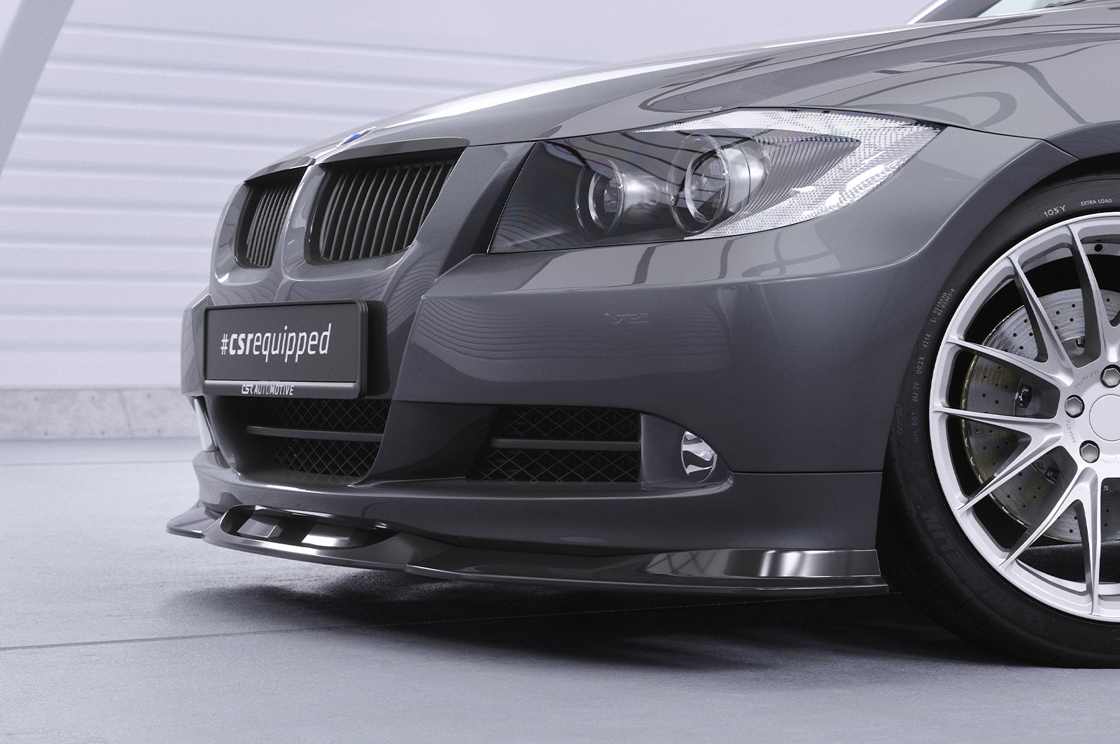 Frontspoiler | Cup-Spoilerlippe mit ABE für BMW 3er (E90/E91) Limousine und Touring CSL536