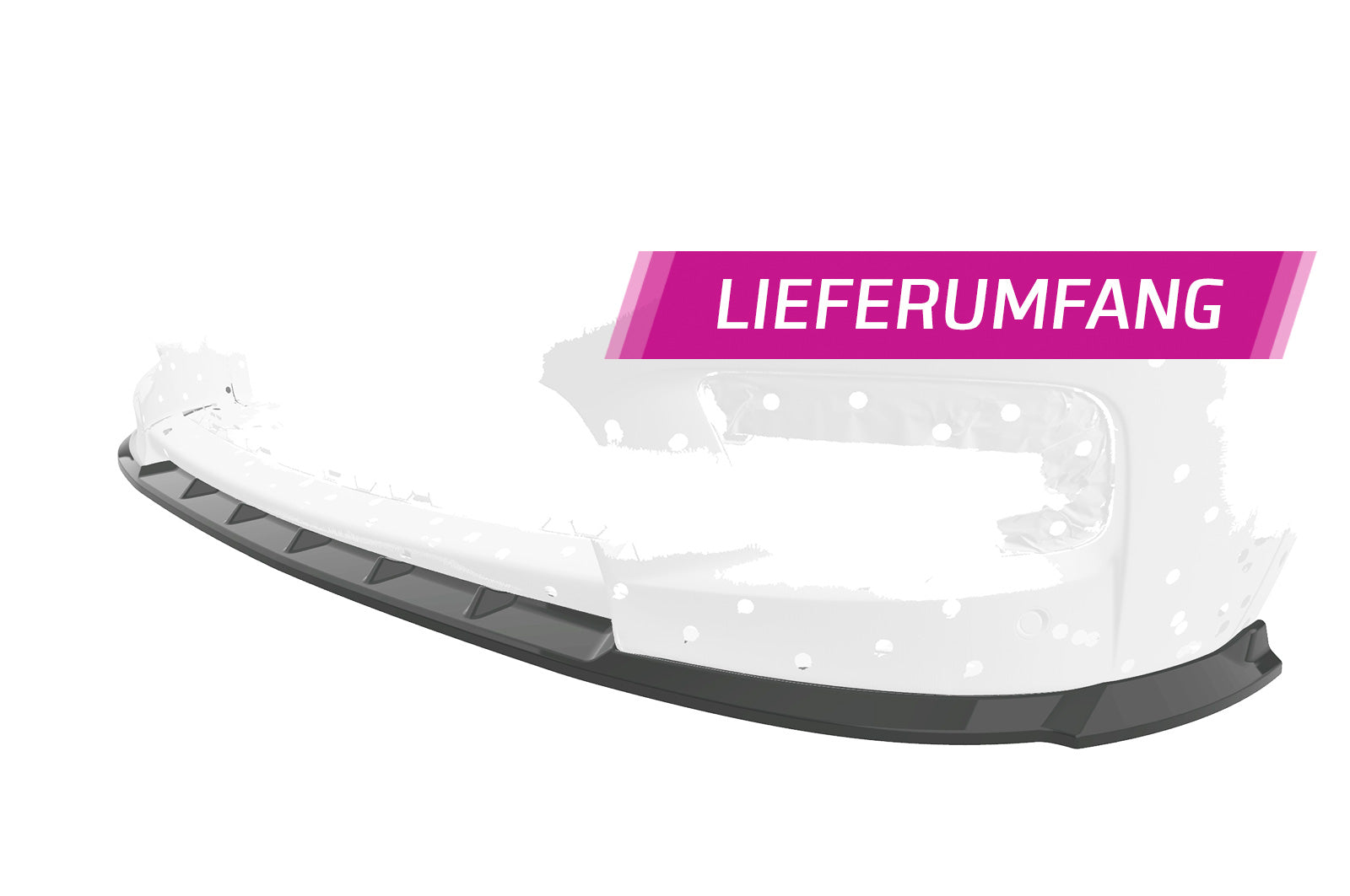 Frontspoiler | Cup-Spoilerlippe mit ABE für BMW X1 E84 M-Paket CSL547