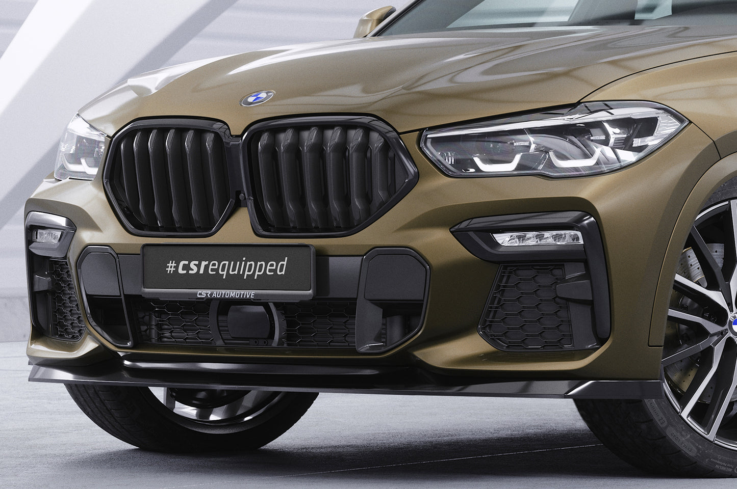 Frontspoiler | Cup-Spoilerlippe mit ABE für BMW X6 (G06) M-Paket / M50i CSL589