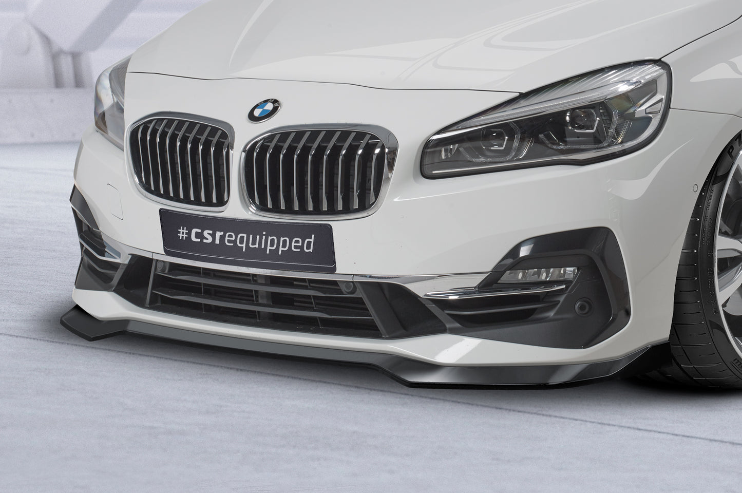 Frontspoiler | Cup-Spoilerlippe mit ABE für BMW 2er (F45) Active Tourer CSL623