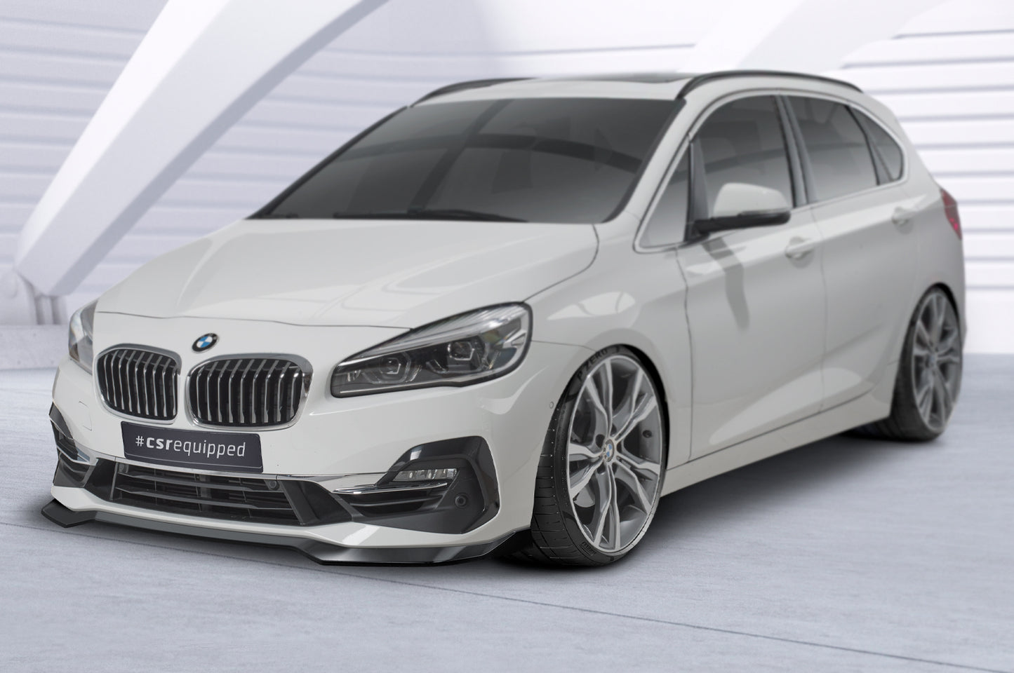 Frontspoiler | Cup-Spoilerlippe mit ABE für BMW 2er (F45) Active Tourer CSL623