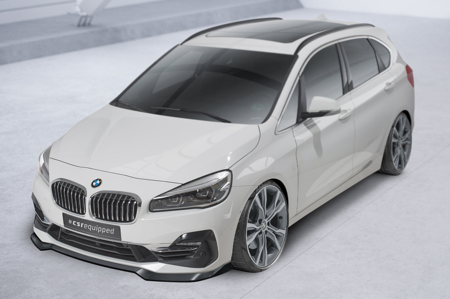 Frontspoiler | Cup-Spoilerlippe mit ABE für BMW 2er (F45) Active Tourer CSL623