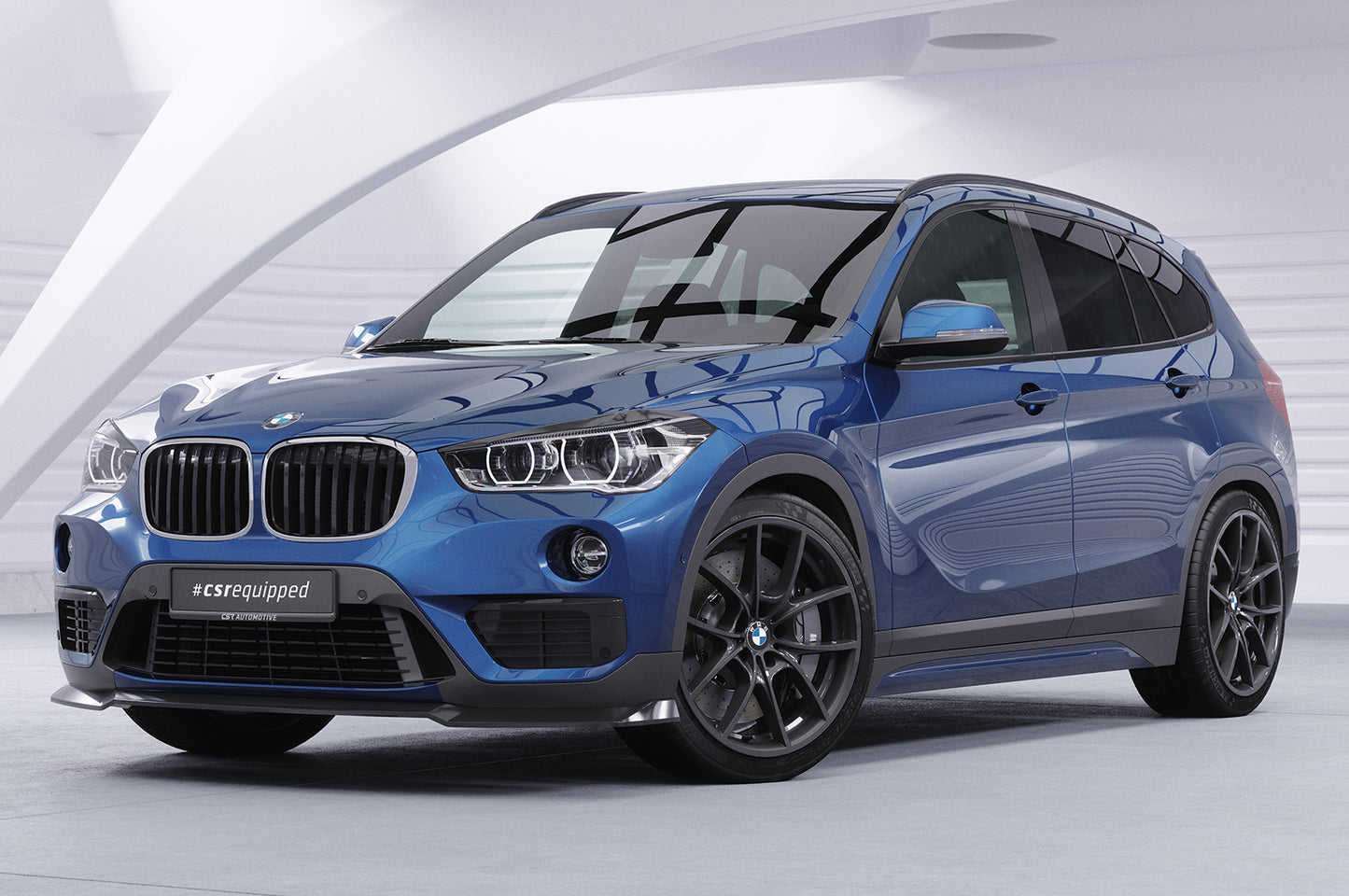 Frontspoiler | Cup-Spoilerlippe mit ABE für BMW X1 (F48) CSL659