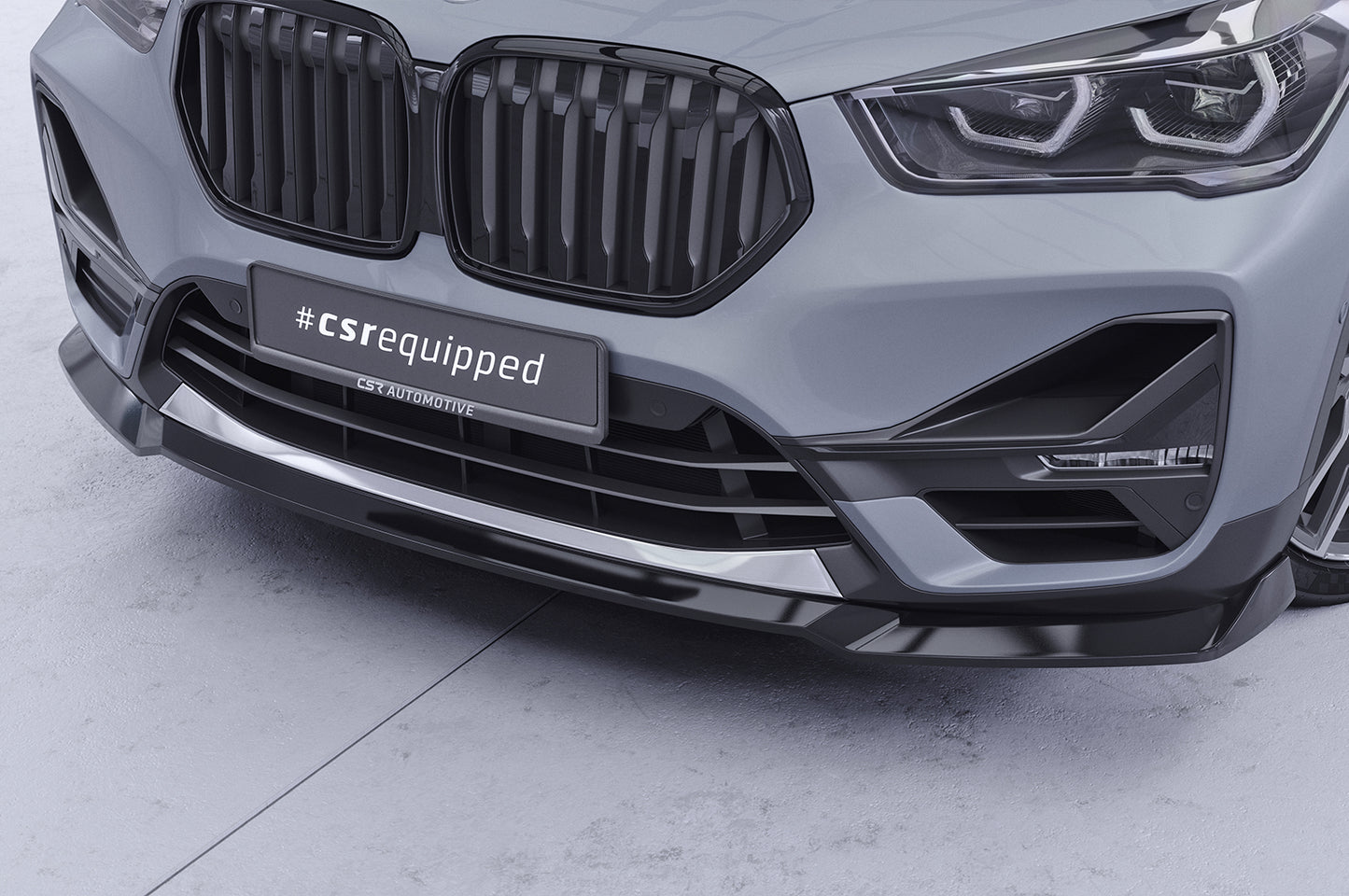 Frontspoiler | Cup-Spoilerlippe mit ABE für BMW  X1 (F48) CSL662