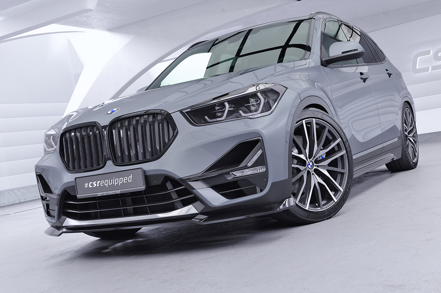 Frontspoiler | Cup-Spoilerlippe mit ABE für BMW  X1 (F48) CSL662