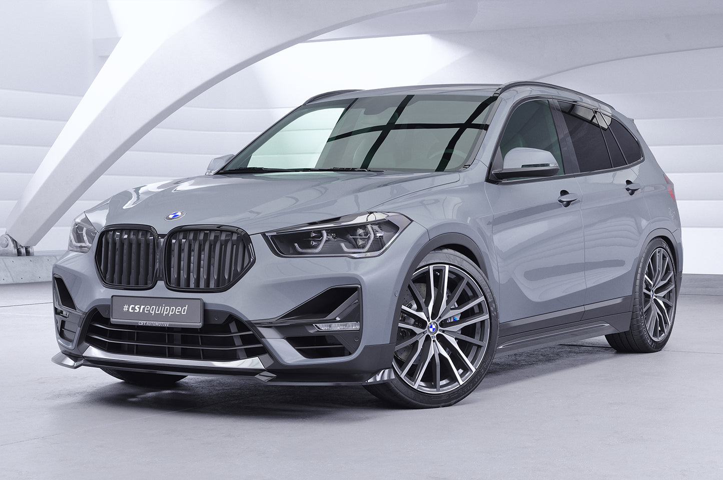 Frontspoiler | Cup-Spoilerlippe mit ABE für BMW  X1 (F48) CSL662